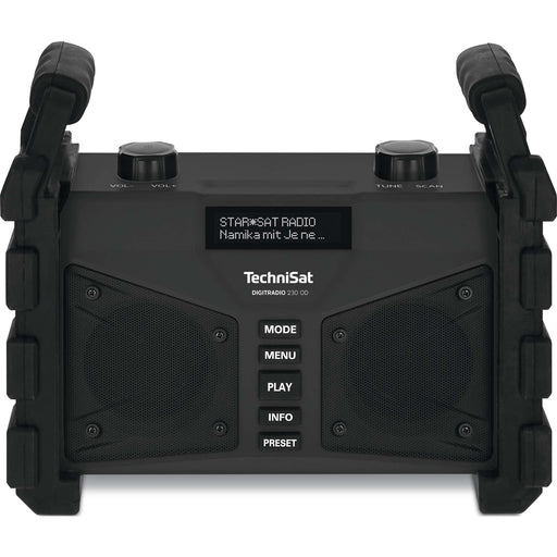 Produktbild Baustellenradio - TechniSat DAB+ Digitalradio DIGITRADIO 230 OD UKW/USB/Bluetooth,Akku,IP65 in schwarz