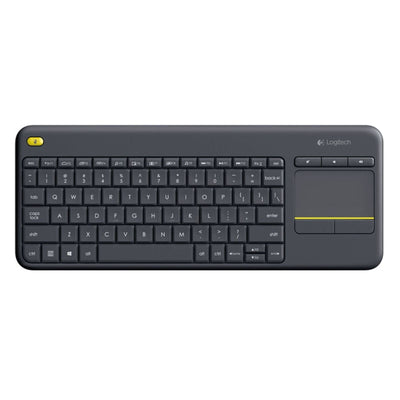 K400 Plus Wireless Touch Keyboard kabellose Tastatur schwarz
