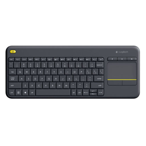 Produktbild Tastatur mit Touchpad - Logitech K400 Plus Wireless Touch Keyboard kabellose Tastatur schwarz