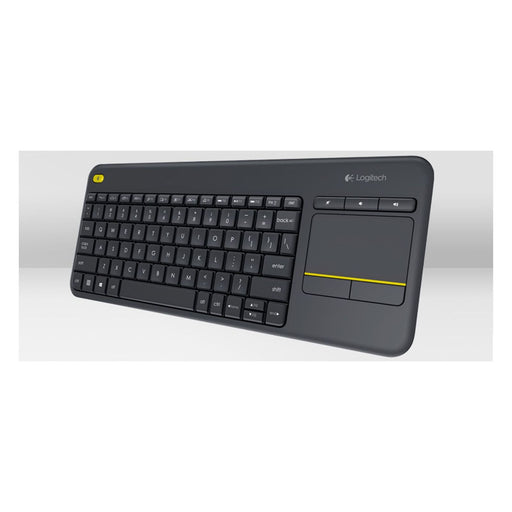 Produktbild Tastatur mit Touchpad - Logitech K400 Plus Wireless Touch Keyboard kabellose Tastatur schwarz