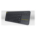 Logitech K400 Plus Wireless Touch Keyboard kabellose Tastatur schwarz