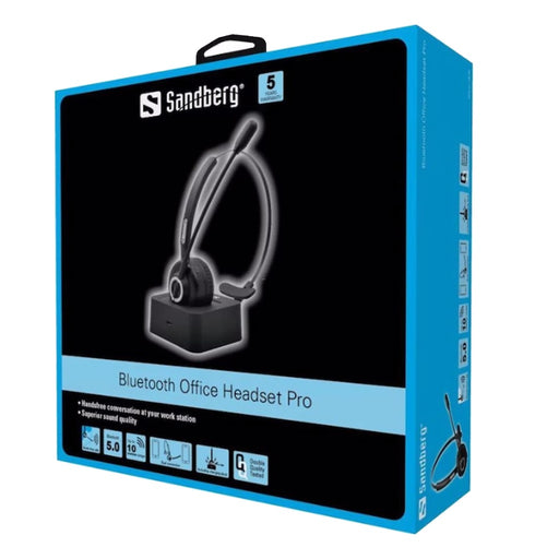 Produktbild PC-Headset - Sandberg Bluetooth Kopfhörer 5.0 Office Headset Pro