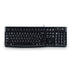 Logitech K120 Corded Keyboard USB-Tastatur QWERTZ Deutsch Schwarz