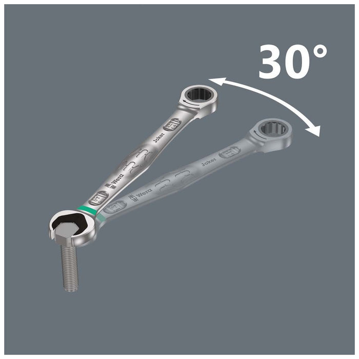 Wera Werk Maul-Ringratschenschlüssel 4-tlg 073290