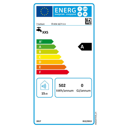 Produktbild Untertischspeicher - Vaillant Warmwasserspeicher offenes System VEN 10 U U 10L ws