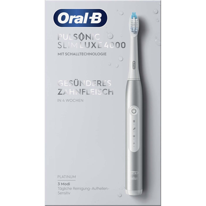 Oral-B Pulsonic Slim Luxe 4000 Erwachsener Schallzahnbürste Platin