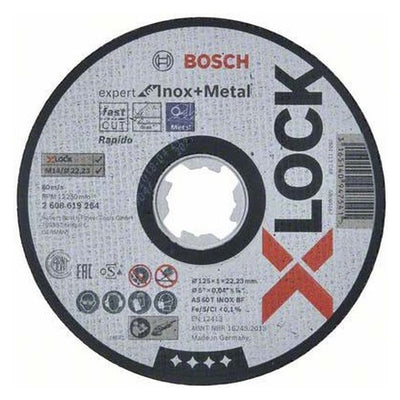 X-LOCK Trennscheibe 125x1mm Rapido INOX 2608619264