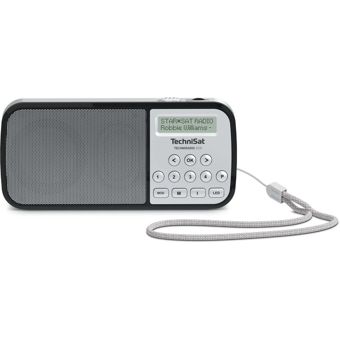 TechniSat DAB+ Taschenradio TECHNIRADIO RDR UKW/USB/LED-Lampe in silber