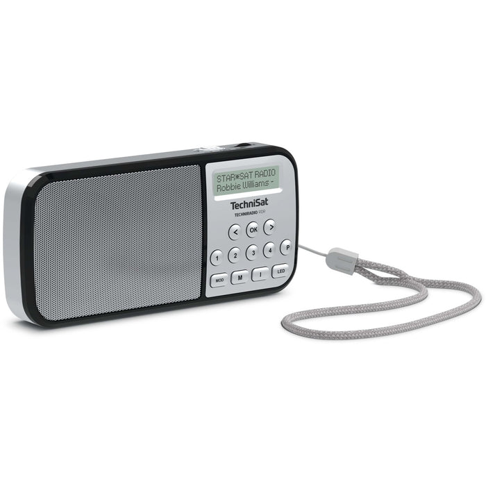 TechniSat DAB+ Taschenradio TECHNIRADIO RDR UKW/USB/LED-Lampe in silber