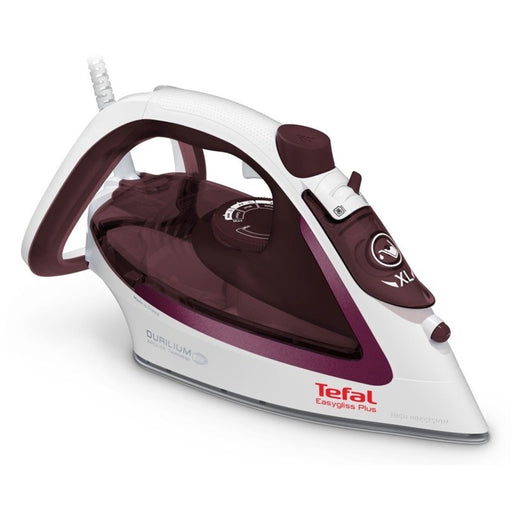 Produktbild Dampfbügeleisen - Tefal Dampfbügeleisen Easygliss FV 5714 weiß / bordeaux