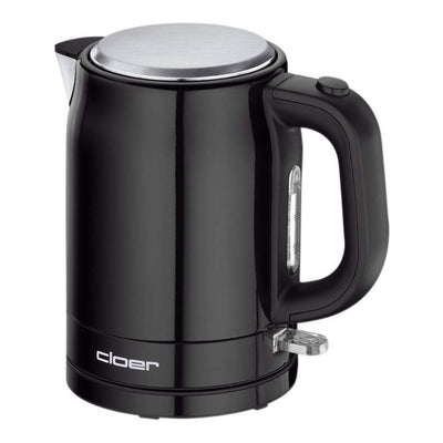 Wasserkocher lackierter Edelstahl 4510  schwarz glänzend