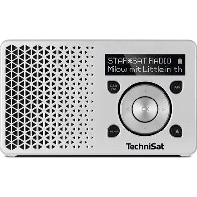 DAB+ Digitalradio DIGITRADIO 1 in weiß/silber