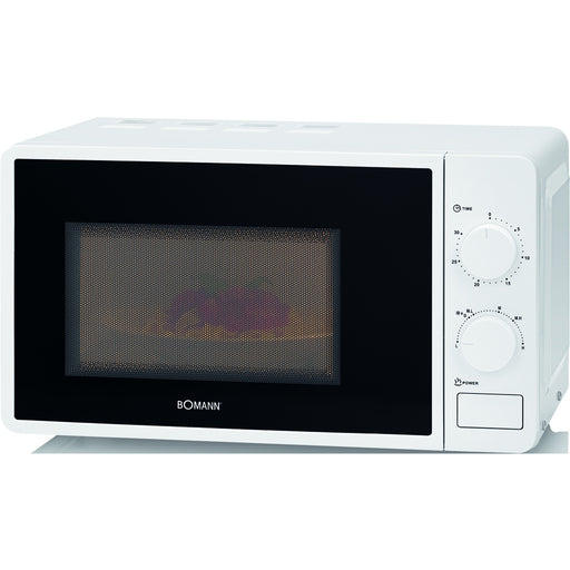 Produktbild Mikrowelle - Bomann MW 6014 CB Arbeitsplatte Solo-Mikrowelle 20 l 700 W Weiß