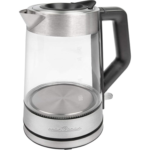 Produktbild Wasserkocher - ProfiCook Wasserkocher Glas PC-WKS 1190 G inox
