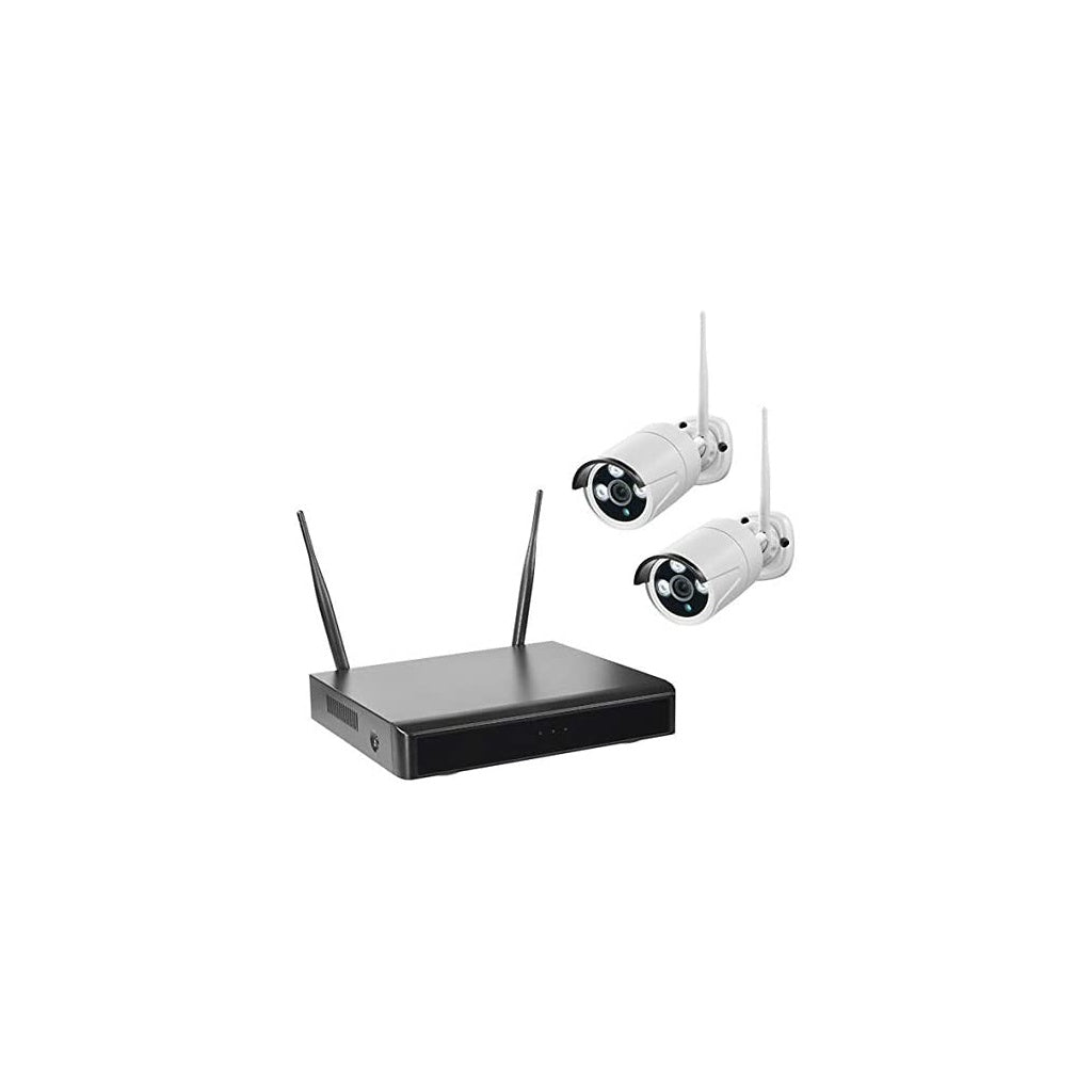 Produktbild Smart Home Kamera - Indexa WLAN-Überwachungskameraset mit 2 Kameras WR100 SET B2
