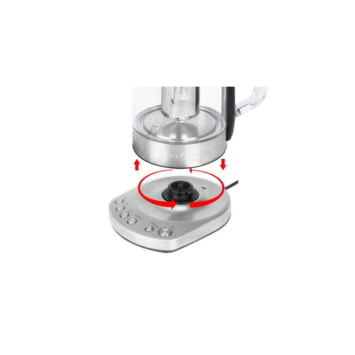 ProfiCook PC-WKS 1167 G Tee-/Wasserkocher 1,5l 2200Watt Edelstahl/Glas