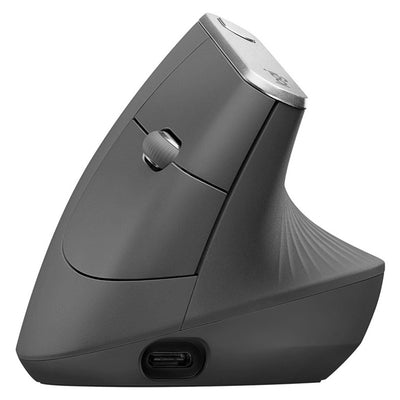 MX Vertical ergonomische Funkmaus schwarz (bis 1600 DPI, kabellos, rechtshänder)