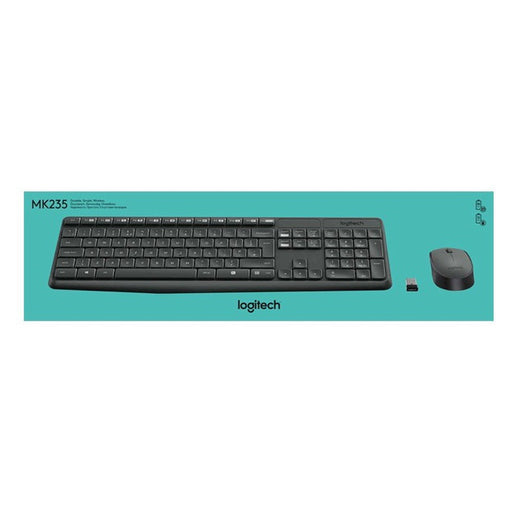 Produktbild Tastatur- und Maus-Set - Logitech Tastatur/Maus Set Wireless,Optisch LOGITECH MK235 ant