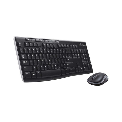 Produktbild ergonomische Tastatur - Logitech MK270 kabelloses Tastatur-Maus-Set Schwarz