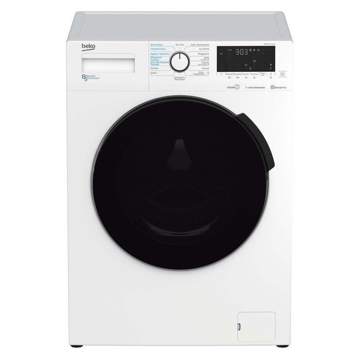 Beko Waschtrockner m.XL-Tür BT,1400Upm,Dampff. WDW85141Steam1