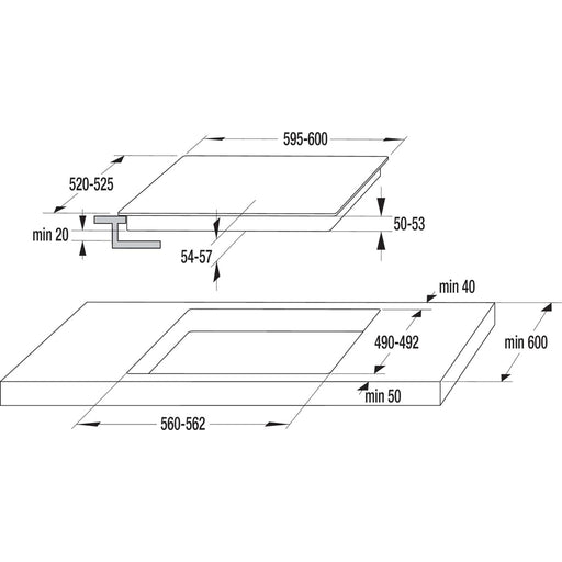 Produktbild Elektro-Kochfeld - Gorenje EB-Kochfeld Hi-Light ECD 643 BX