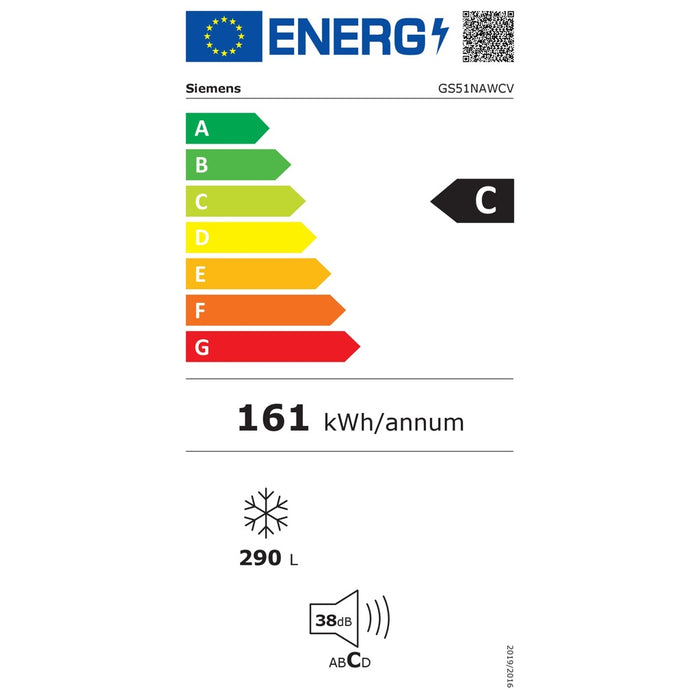 Siemens Gefriergerät GS51NAWCV