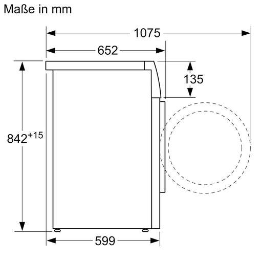 Produktbild Wärmepumpentrockner - Bosch MDA Wärmepumpentrockner Serie6,Express WQG2410H0