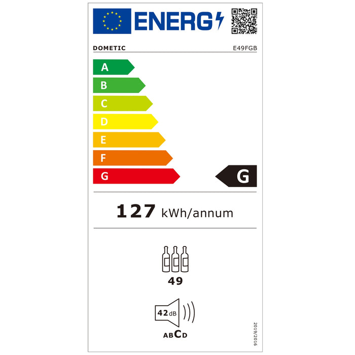 Dometic Wein-Klimagerät 2 Zonen,49 Flaschen E 49 FGB