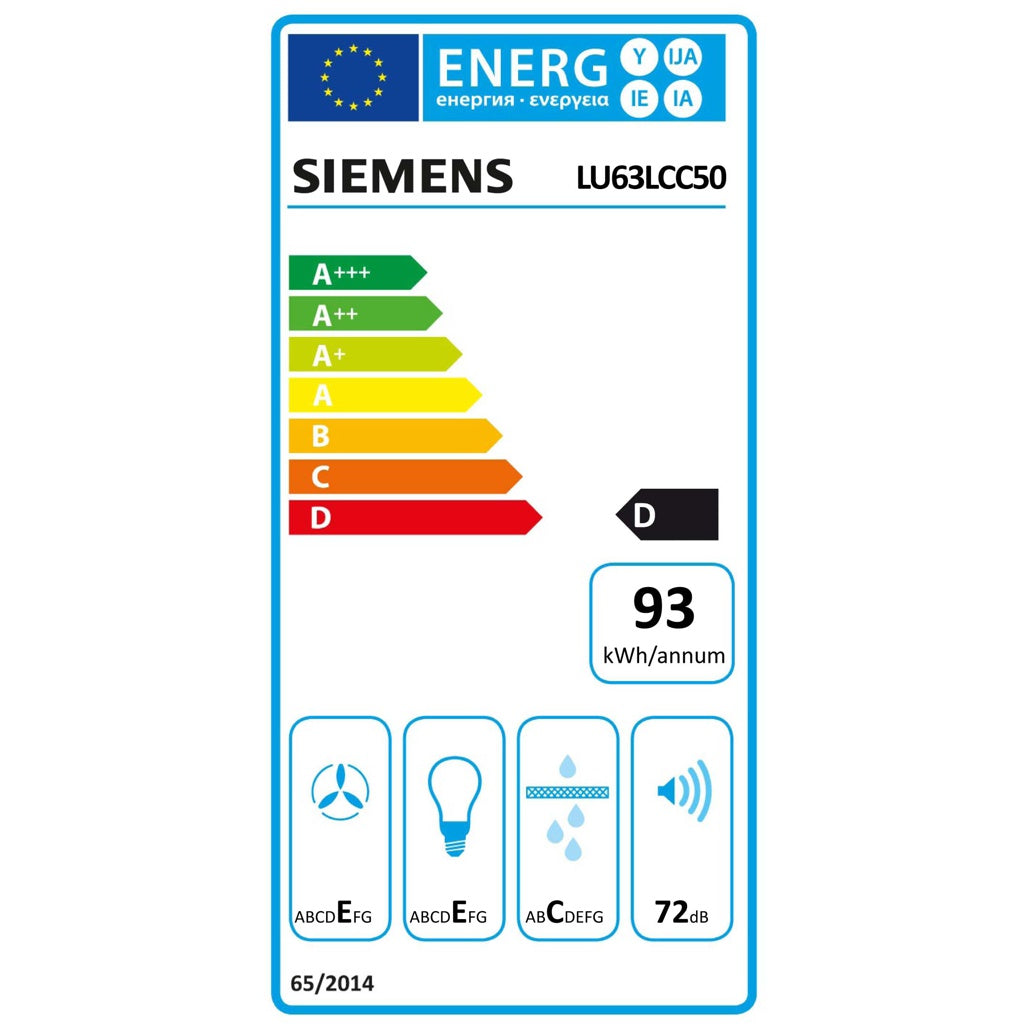 Produktbild Unterbauhaube - Siemens UB-Haube iQ100,60cm LU63LCC50