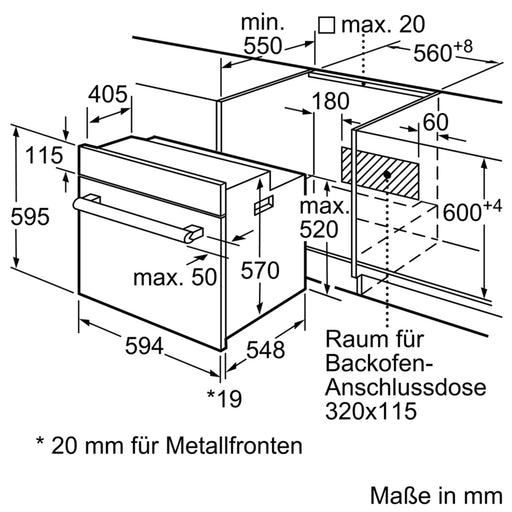 Produktbild Einbaubackofen - Siemens EB-Backofen iQ100 HB113FBS1