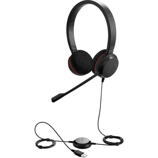 Produktbild PC-Headset - GN Audio Jabra Evolve UC 20 Duo Headset beidohrig schnurgebunden