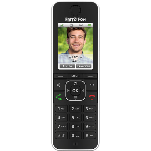 Produktbild Schnurloses DECT-Telefon - AVM Komfort-Telefon schnurlos FRITZ!Fon C6 Black