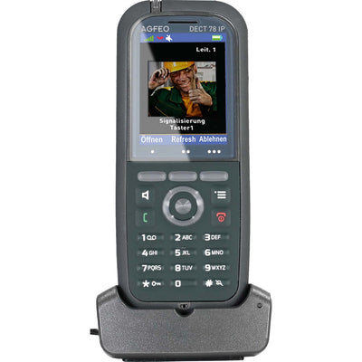 DECT-IP-Telefon 2" Farbdisplay IP65 DECT 78 IP gr