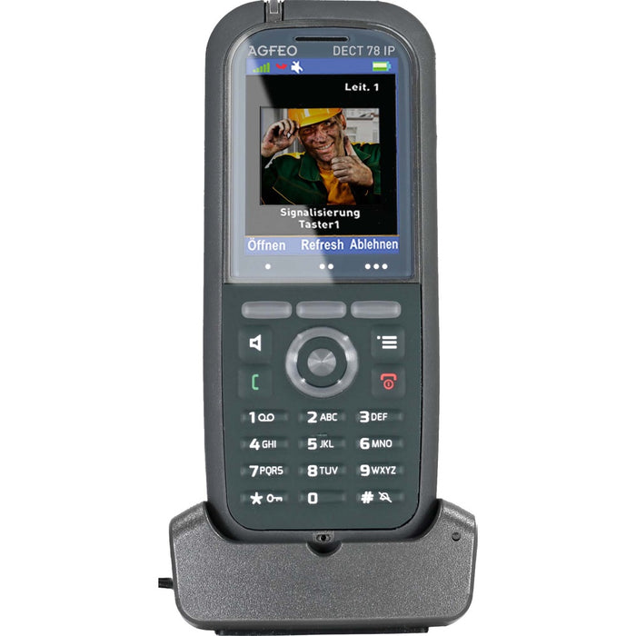 Agfeo DECT-IP-Telefon 2" Farbdisplay IP65 DECT 78 IP gr