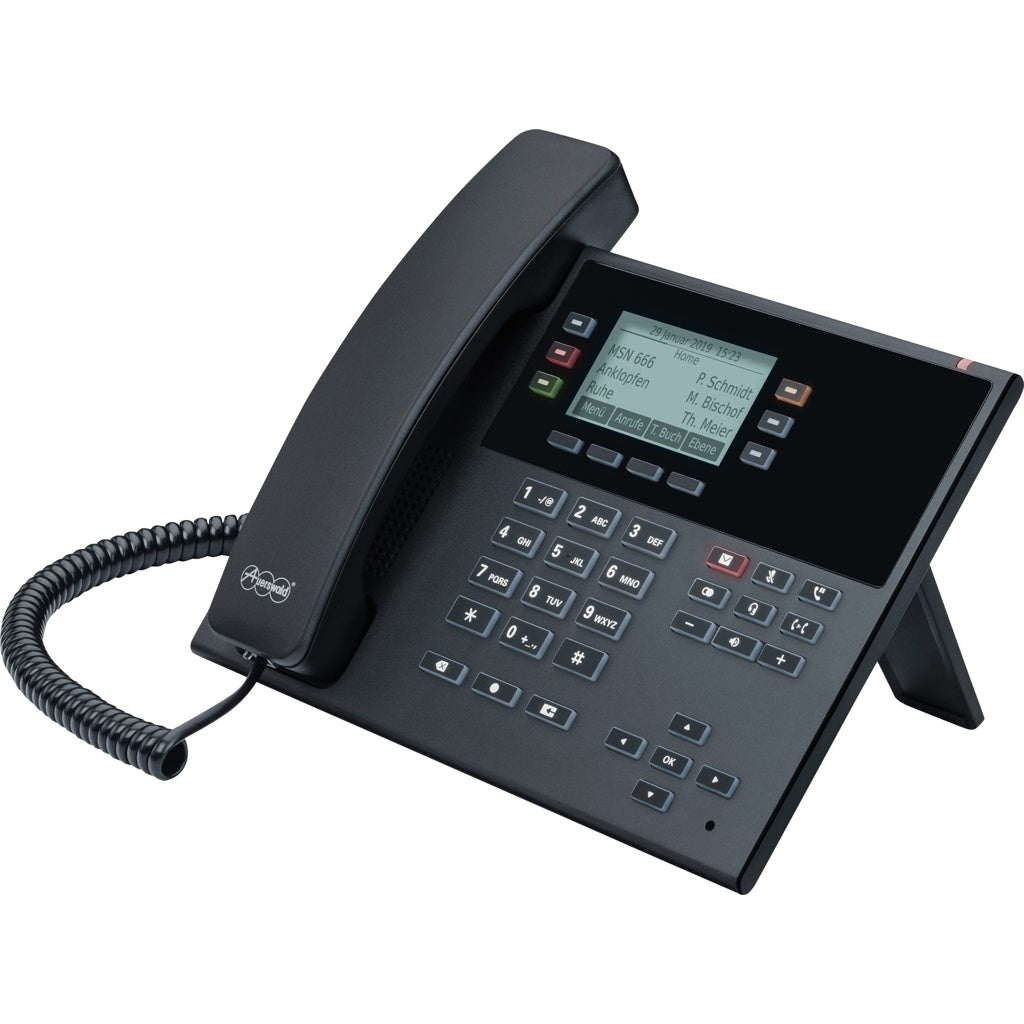 Produktbild Kabelgebundenes Telefon - Auerswald SIP-Systemtelefon schwarz COMfortel D-210