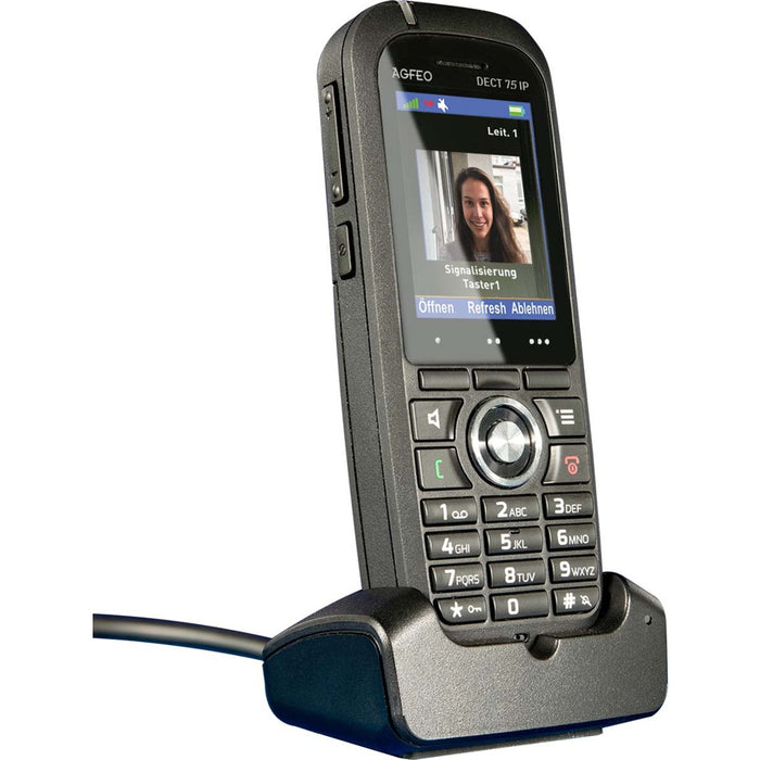 AGFEO DECT 75 IP IP-Telefon TFT in schwarz