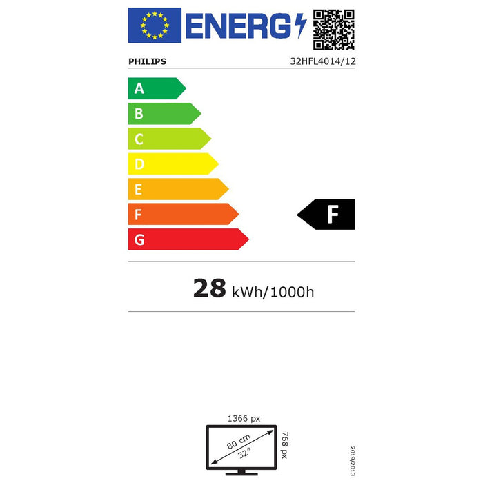 Philips Hotel-LED-TV m.DVB-T2/C 81cm 32HFL4014/12