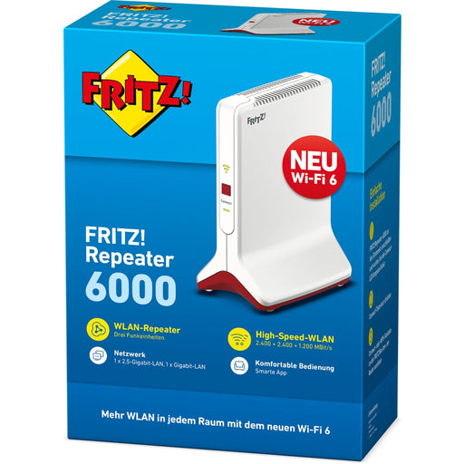 Produktbild WLAN-Repeater - AVM Fritz Repeater High-End Wi-Fi 6 FRITZ!Repeater 6000