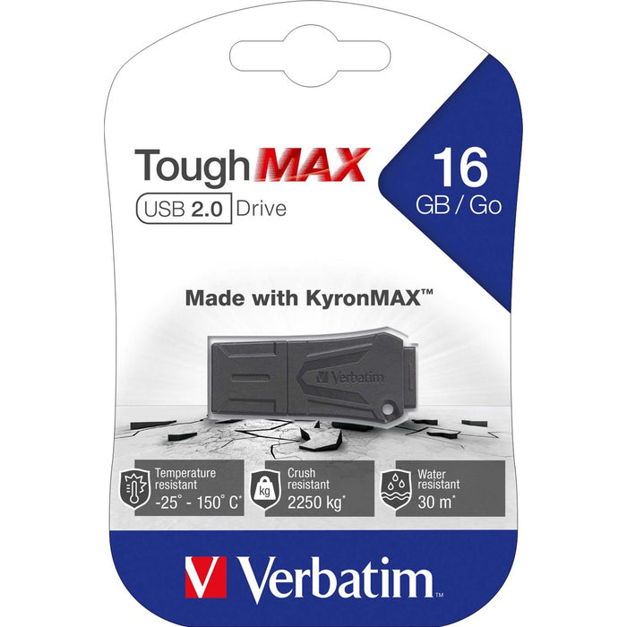 Verbatim USB-Stick 16GB 2.0 ToughMAX,sw VERBATIM 49330