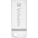 Verbatim USB-Stick 32GB 2.0 Metal Executive VERBATIM 98749 silber