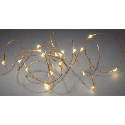 LED-Micro Lichterkette 20 Dioden 6h Timer