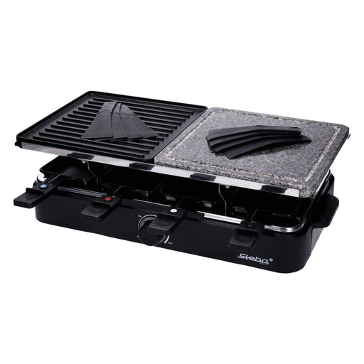 Produktbild Raclette - Steba RC 18 Multi-Raclette Stein/Gussplatte Schwarz Edelstahl