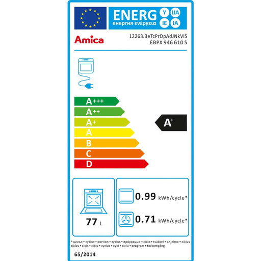 Produktbild Pyrolyse Backofen - Amica EB-Backofen Pyrolyse X-Type,XXL EBPX 946 610 S