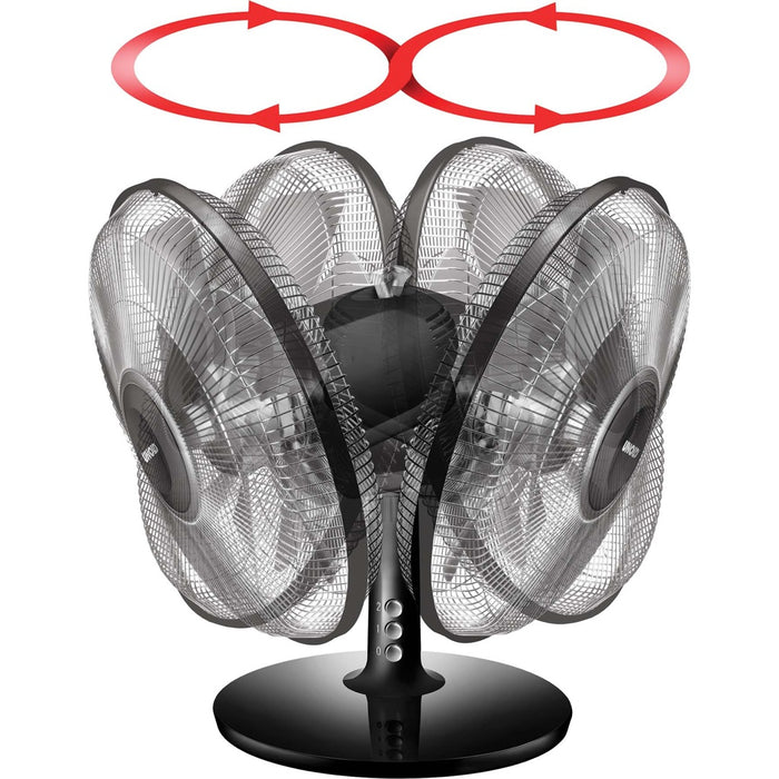 Unold Silverline 86817 Tischventilator Ø 25cm 25 W in schwarz