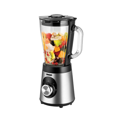 Produktbild Standmixer - Unold Edel 78625 Standmixer 500 W 1,5 l Tischplatten-Mixer Edelstahl, Schwarz