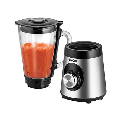 Edel 78625 Standmixer 500 W 1,5 l Tischplatten-Mixer Edelstahl, Schwarz