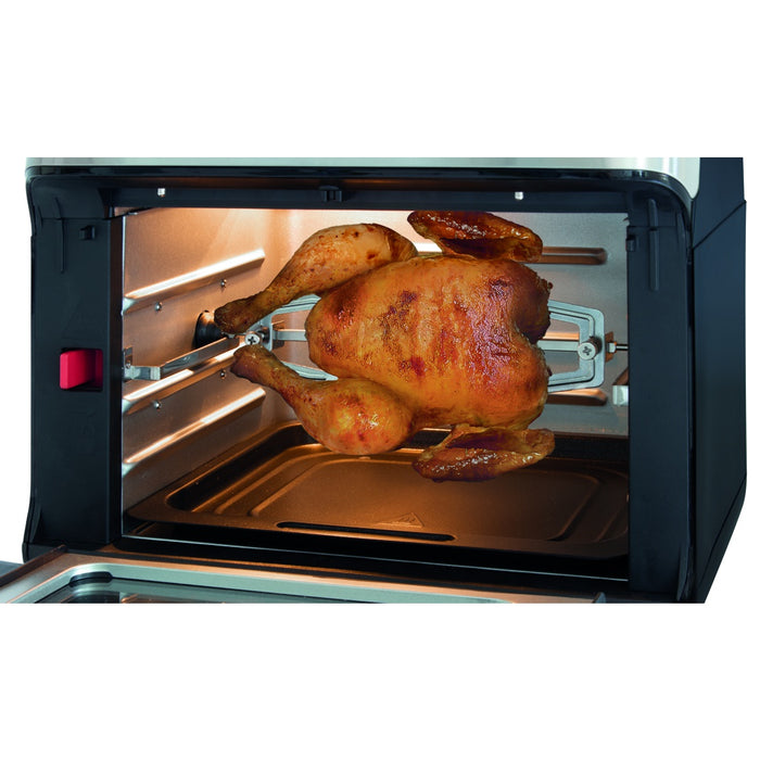 Bomann PC-FR 1200 H Eins/Eine(r) 11 l Eigenständig 1500 W Heißluftfritteuse Schwarz, Edelstahl