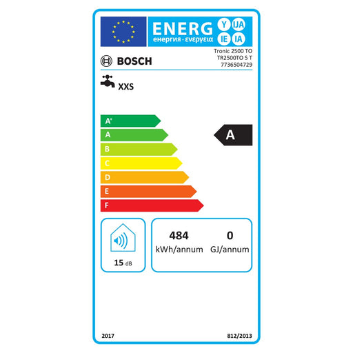 Produktbild Kleinspeicher - Bosch Thermotechnik Kleinspeicher 5L Untertisch TR2500TO 5 T