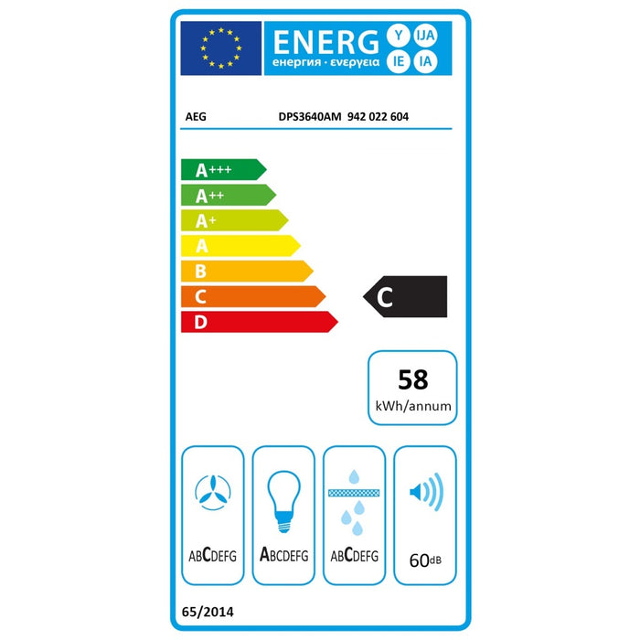 Electrolux AEG MDA Flachschirmhaube 60cm DPS3640AM