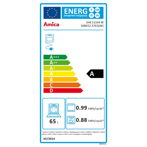 Produktbild Elektro-Herd-Set - Amica Elektroherd MF9 SHE 11544 W weiß